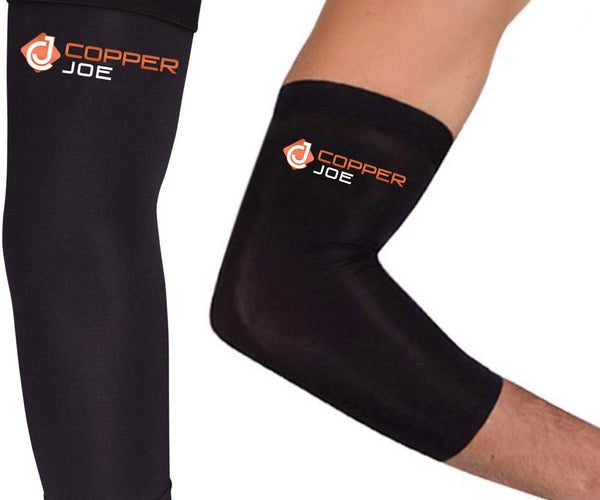 Copper Joe Elbow Compression Sleeve 2 Pack – Copper Infused