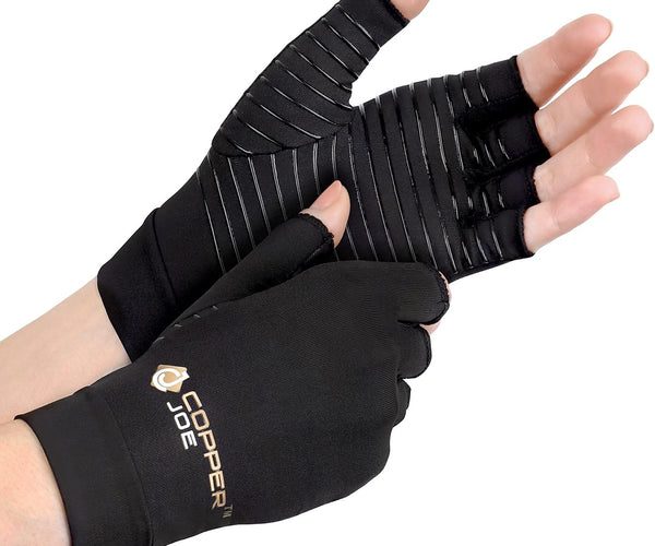 Copper Joe Fingerless Compression Gloves