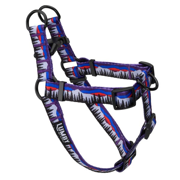 Denali Dog Harness — Adjustable Step-In Dog Harness with Front & Back Clip