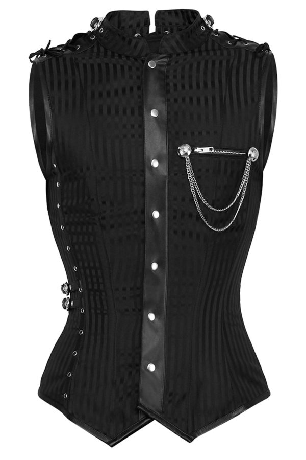 Asphodel Gothic Men's Overchest Corset