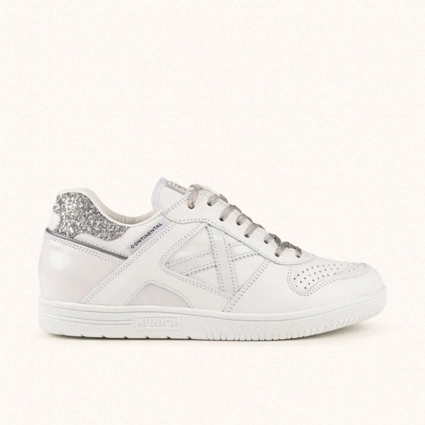 MUNICH CONTINENTAL PREMIUM 23 Classic design sneakers White and Silver