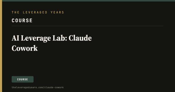 AI Leverage Lab: Claude Cowork