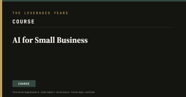 The Small Business Leverage System