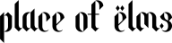 Place of Ëlms logo