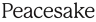 Peacesake Candles & Co logo